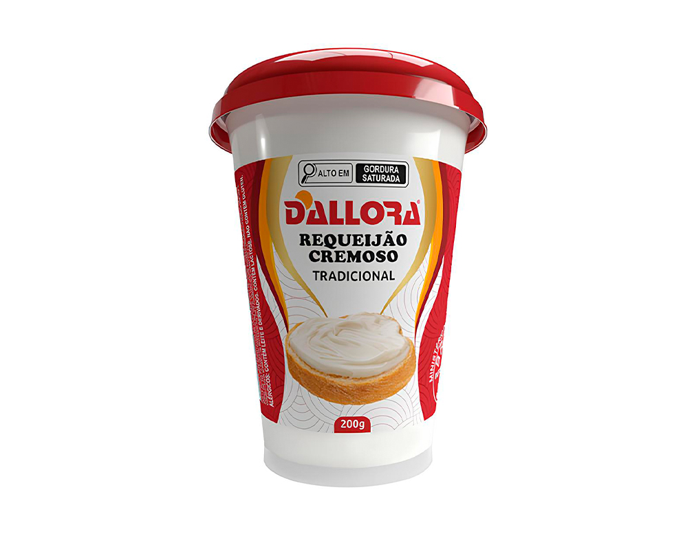 REQUEIJÃO COPO TRADICIONAL DALLORA SEM AMIDO 200 G (CX 12 UN)